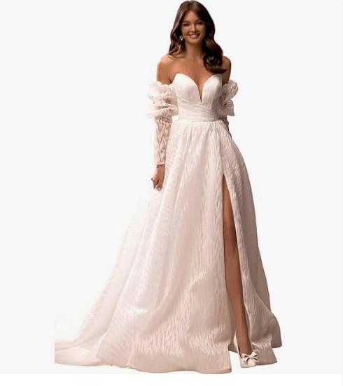 Angelique Princess Ball Gown (Illusion Ivory)